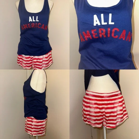 Bundle of 4 Victoria’s Secret Women’s Pajamas Shorts, Size Medium - Picture 2 of 6